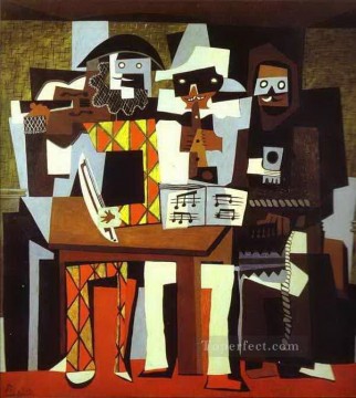 三人の音楽家 1921年 パブロ・ピカソ Oil Paintings